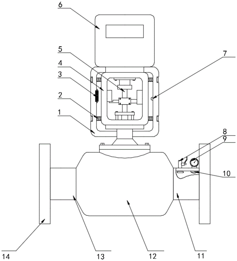 電動(dòng)調(diào)節(jié)閥結(jié)構(gòu)示意圖